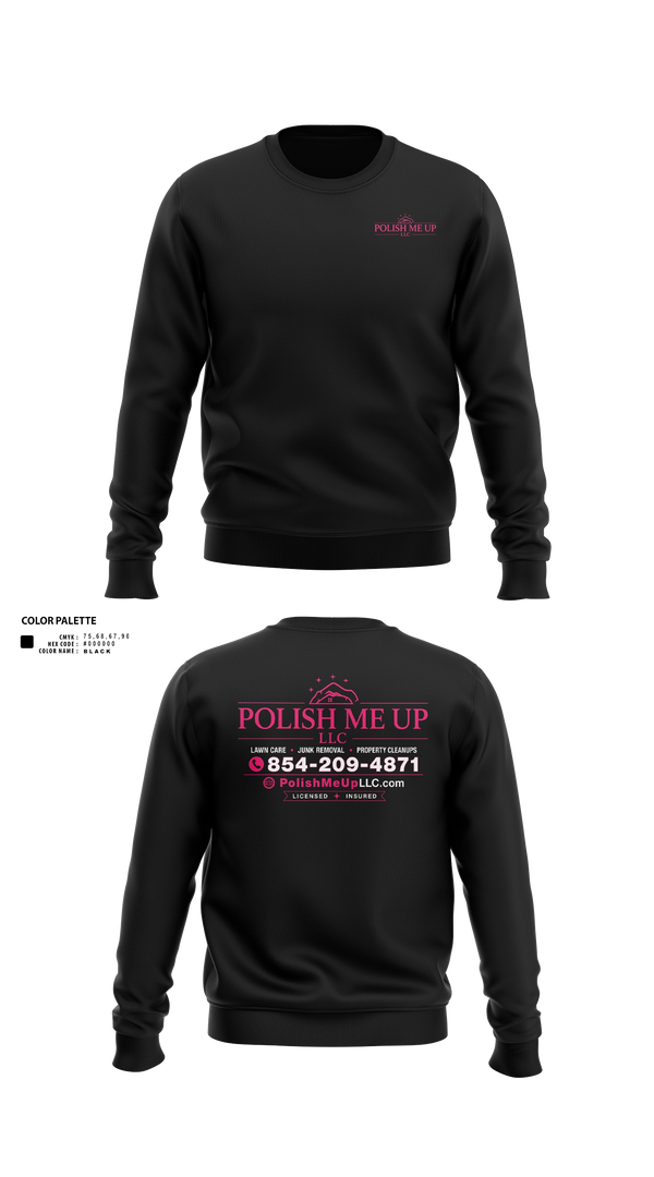Crew Neck Sweatshirt, Polish Me Up LLC, Fire Department, Teamtime, Team time, sublimation, custom sports apparel, team uniforms, spirit wear, spiritwear, sports uniforms, custom shirts, team store, custom team store, fundraiser sports, apparel fundraiser