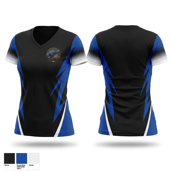 Womens Short Sleeve Vneck Shirt, Tucson Jaguars, , Teamtime, Team time, sublimation, custom sports apparel, team uniforms, spirit wear, spiritwear, sports uniforms, custom shirts, team store, custom team store, fundraiser sports, apparel fundraiser