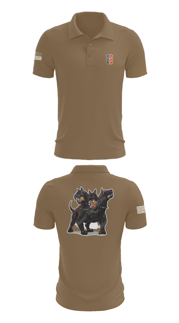 Short Sleeve Performance Polo, 1-174th ADA RGT, , Teamtime, Team time, sublimation, custom sports apparel, team uniforms, spirit wear, spiritwear, sports uniforms, custom shirts, team store, custom team store, fundraiser sports, apparel fundraiser