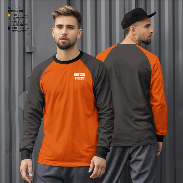 Long Sleeve Performance Shirt, Snyder Tigers, Baseball, Teamtime, Team time, sublimation, custom sports apparel, team uniforms, spirit wear, spiritwear, sports uniforms, custom shirts, team store, custom team store, fundraiser sports, apparel fundraiser