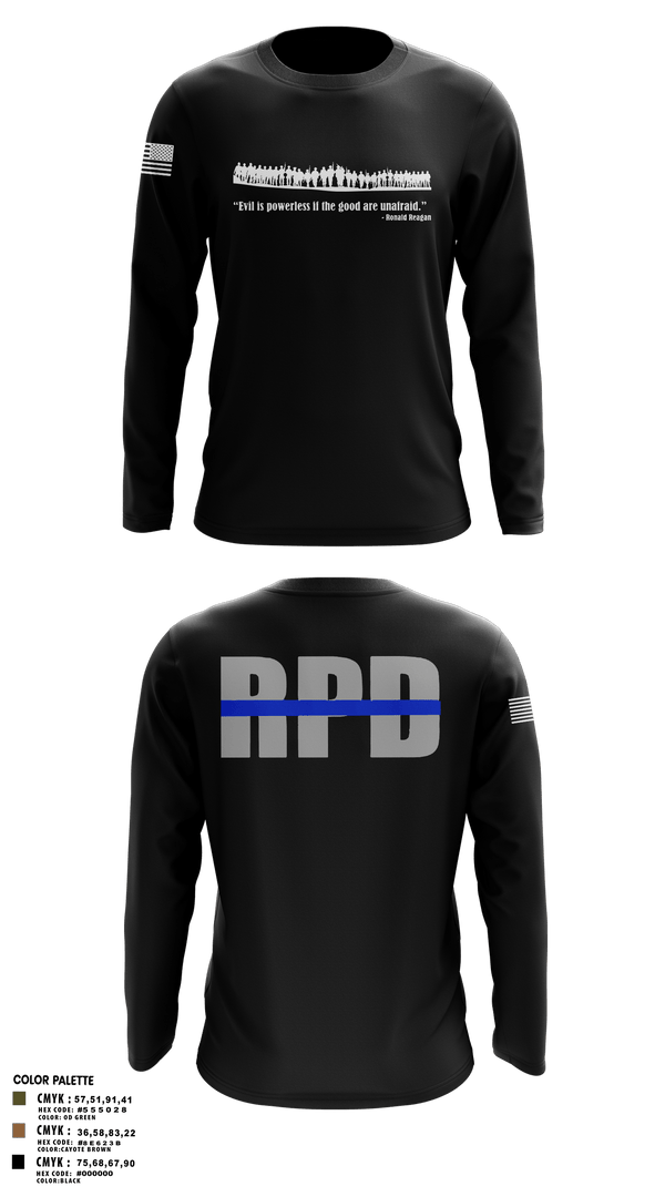 Long Sleeve Performance Shirt, Roanoke SWAT, Police, Teamtime, Team time, sublimation, custom sports apparel, team uniforms, spirit wear, spiritwear, sports uniforms, custom shirts, team store, custom team store, fundraiser sports, apparel fundraiser