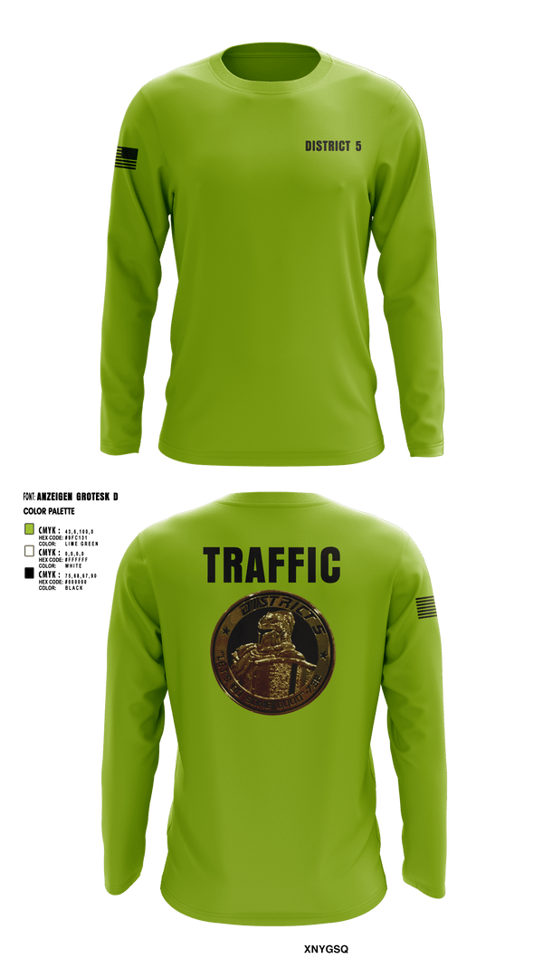 Long Sleeve Performance Shirt, District 5 CSO, Police, Teamtime, Team time, sublimation, custom sports apparel, team uniforms, spirit wear, spiritwear, sports uniforms, custom shirts, team store, custom team store, fundraiser sports, apparel fundraiser