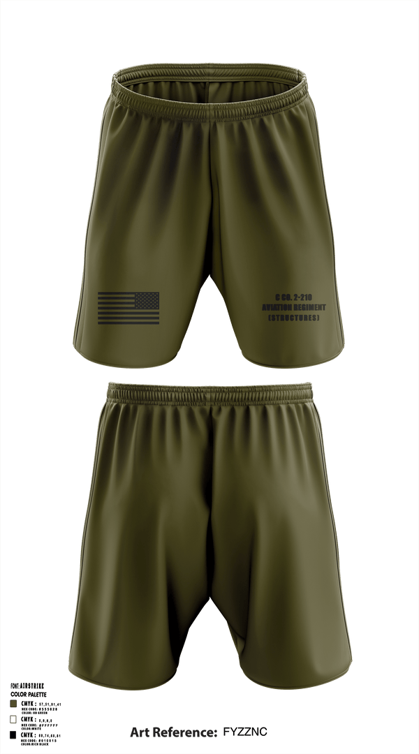 Athletic Shorts With Pockets, C Co. 2-210 Aviation Regiment (Structures), , Teamtime, Team time, sublimation, custom sports apparel, team uniforms, spirit wear, spiritwear, sports uniforms, custom shirts, team store, custom team store, fundraiser sports, apparel fundraiser