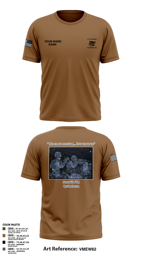 Short Sleeve Performance Shirt, Charger Co. / 2-112th Infantry Battalion, National Guard, Teamtime, Team time, sublimation, custom sports apparel, team uniforms, spirit wear, spiritwear, sports uniforms, custom shirts, team store, custom team store, fundraiser sports, apparel fundraiser