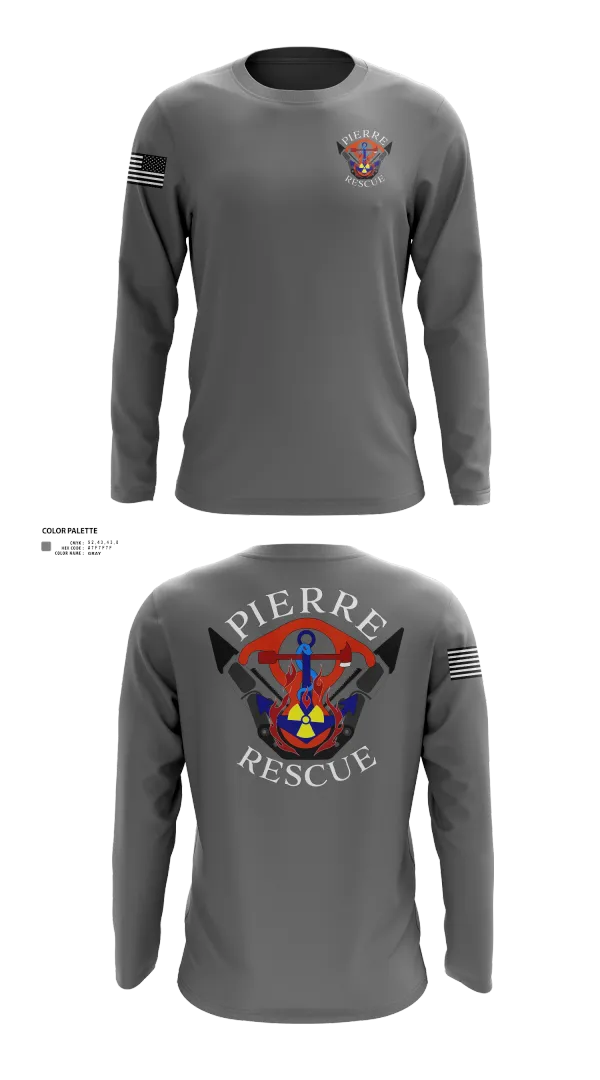 Long Sleeve Performance Shirt, Pierre Rescue, , Teamtime, Team time, sublimation, custom sports apparel, team uniforms, spirit wear, spiritwear, sports uniforms, custom shirts, team store, custom team store, fundraiser sports, apparel fundraiser