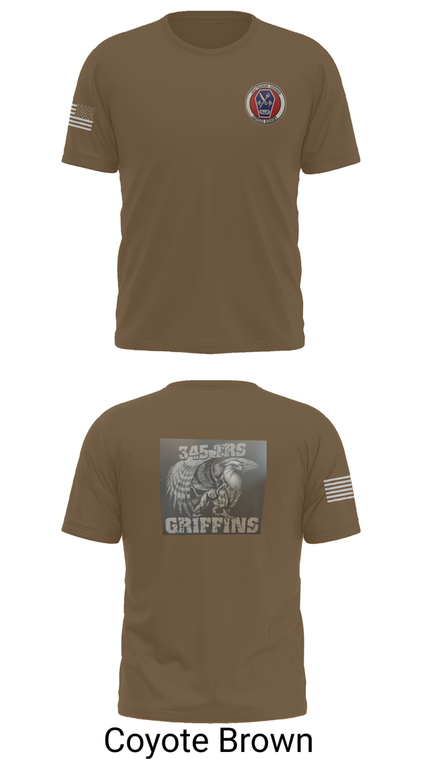 Old School Cotton Feel Shirt, 345th TRS, , Teamtime, Team time, sublimation, custom sports apparel, team uniforms, spirit wear, spiritwear, sports uniforms, custom shirts, team store, custom team store, fundraiser sports, apparel fundraiser
