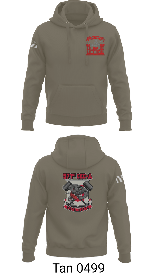 Hoodie, 571st CEC-A, , Teamtime, Team time, sublimation, custom sports apparel, team uniforms, spirit wear, spiritwear, sports uniforms, custom shirts, team store, custom team store, fundraiser sports, apparel fundraiser