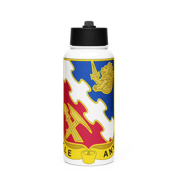 317th ECC 65415028 Stainless Steel Water Bottle with a Straw Lid