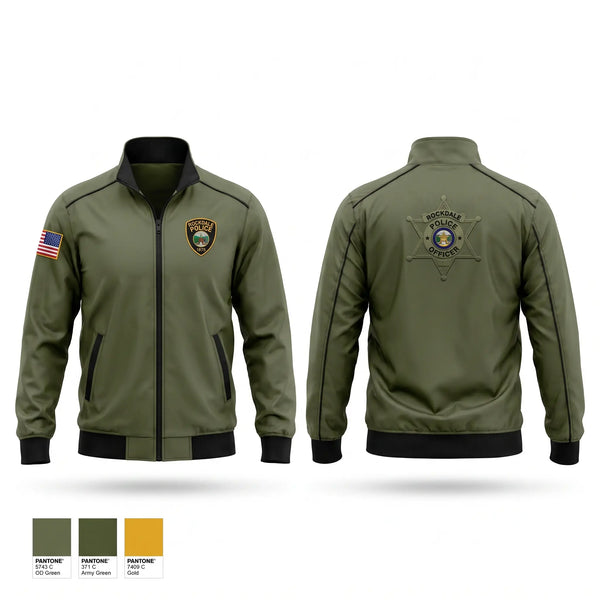 Windbreaker, Rockdale Police Department, Police, Teamtime, Team time, sublimation, custom sports apparel, team uniforms, spirit wear, spiritwear, sports uniforms, custom shirts, team store, custom team store, fundraiser sports, apparel fundraiser