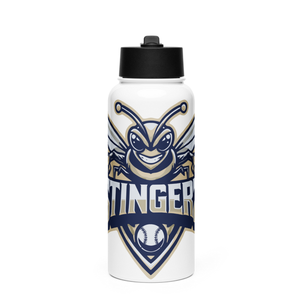 STINGERZ 4730031 Stainless Steel Water Bottle with a Straw Lid