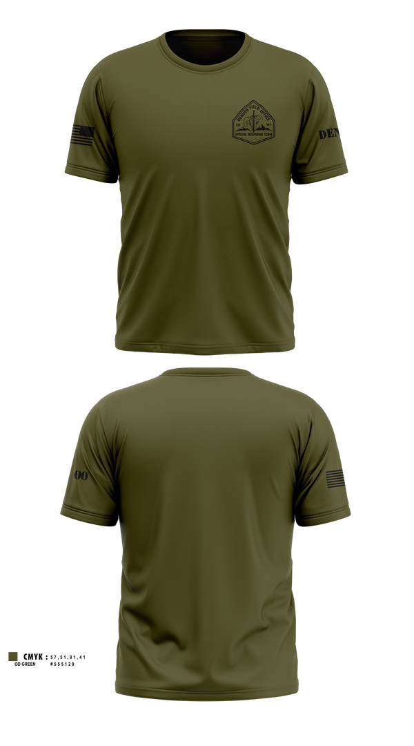 Short Sleeve Performance Shirt, Denver Special Response Team, Police, Teamtime, Team time, sublimation, custom sports apparel, team uniforms, spirit wear, spiritwear, sports uniforms, custom shirts, team store, custom team store, fundraiser sports, apparel fundraiser