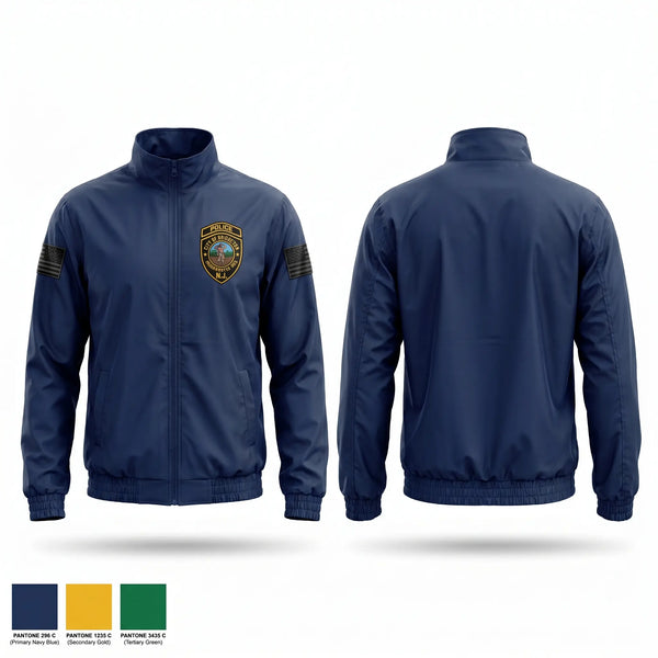 Windbreaker, Bridgeton police department, Police, Teamtime, Team time, sublimation, custom sports apparel, team uniforms, spirit wear, spiritwear, sports uniforms, custom shirts, team store, custom team store, fundraiser sports, apparel fundraiser