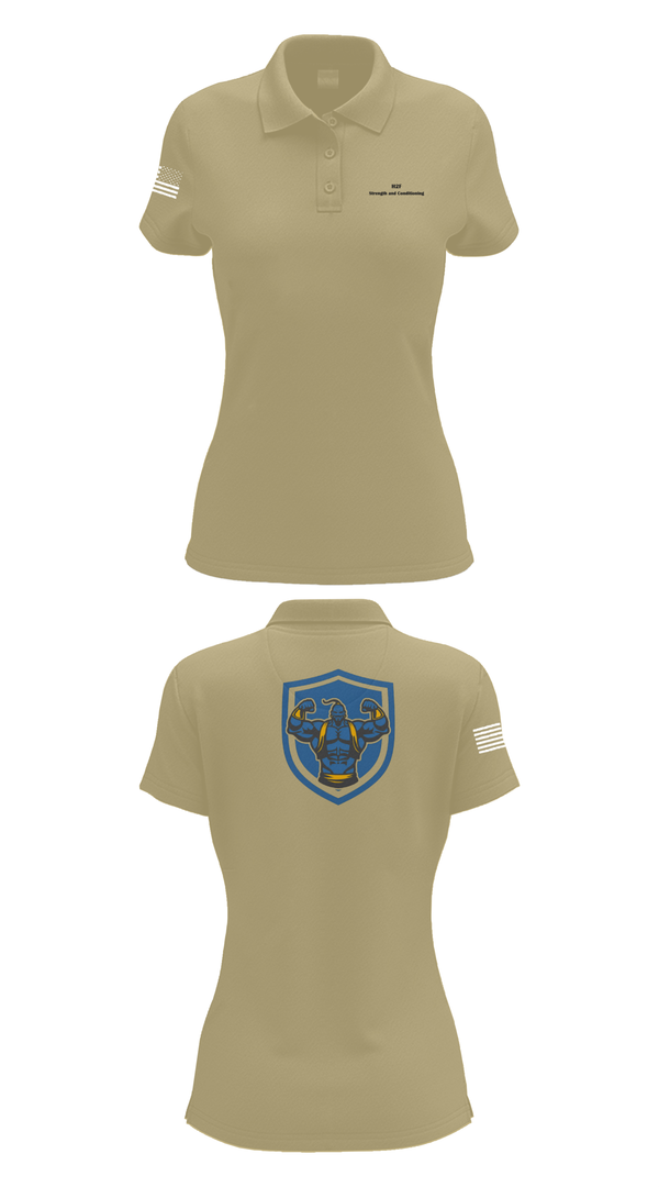 Womens Short Sleeve Performance Polo, 3rd Chemical Brigade H2F, Army, Teamtime, Team time, sublimation, custom sports apparel, team uniforms, spirit wear, spiritwear, sports uniforms, custom shirts, team store, custom team store, fundraiser sports, apparel fundraiser