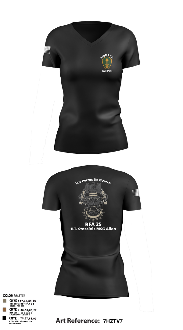 Womens Short Sleeve Vneck Shirt, 319th IEW, , Teamtime, Team time, sublimation, custom sports apparel, team uniforms, spirit wear, spiritwear, sports uniforms, custom shirts, team store, custom team store, fundraiser sports, apparel fundraiser