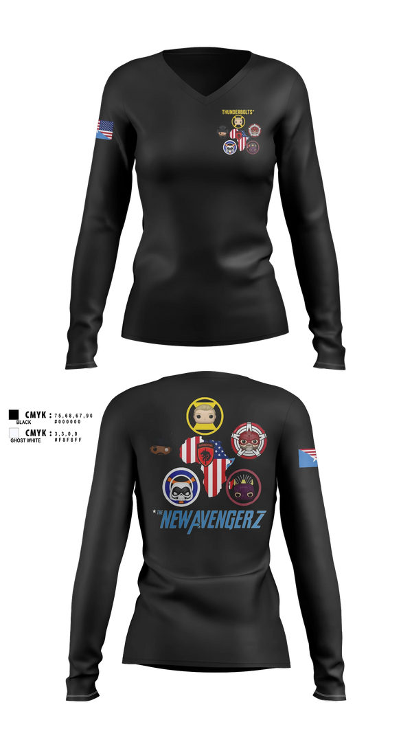 Womens Long Sleeve Vneck Shirt, IO J39, Army, Teamtime, Team time, sublimation, custom sports apparel, team uniforms, spirit wear, spiritwear, sports uniforms, custom shirts, team store, custom team store, fundraiser sports, apparel fundraiser