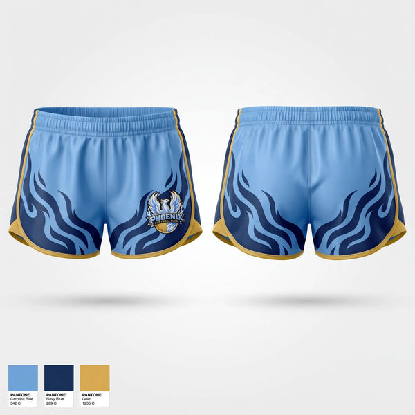 Womens Shorts, New Jersey Phoenix, Softball, Teamtime, Team time, sublimation, custom sports apparel, team uniforms, spirit wear, spiritwear, sports uniforms, custom shirts, team store, custom team store, fundraiser sports, apparel fundraiser