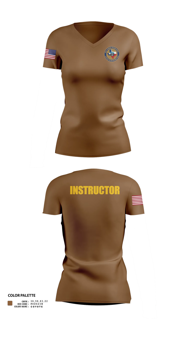 Womens Short Sleeve Vneck Shirt, NTTC Lackland, Navy, Teamtime, Team time, sublimation, custom sports apparel, team uniforms, spirit wear, spiritwear, sports uniforms, custom shirts, team store, custom team store, fundraiser sports, apparel fundraiser