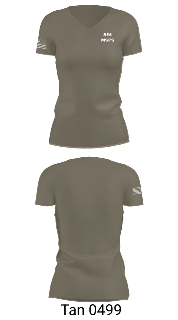 Womens Short Sleeve Vneck Shirt, 891 MSFS, Air Force, Teamtime, Team time, sublimation, custom sports apparel, team uniforms, spirit wear, spiritwear, sports uniforms, custom shirts, team store, custom team store, fundraiser sports, apparel fundraiser