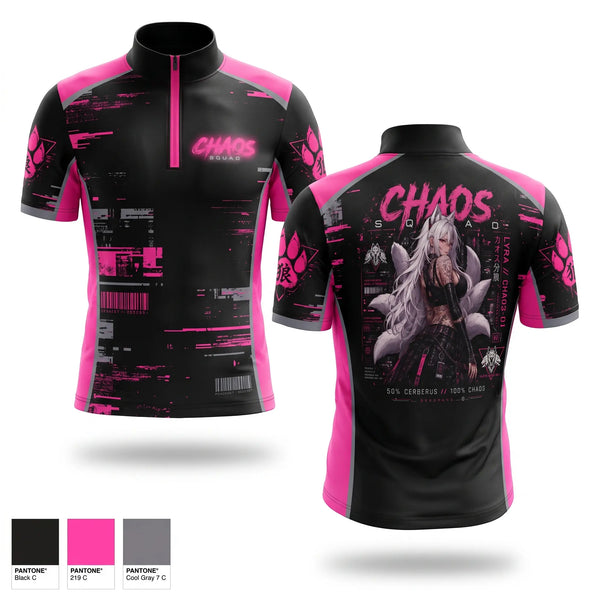 Quarter Zip Jacket, Chaos squad 02, E-Sports, Teamtime, Team time, sublimation, custom sports apparel, team uniforms, spirit wear, spiritwear, sports uniforms, custom shirts, team store, custom team store, fundraiser sports, apparel fundraiser