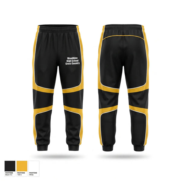 Sweatpants, Woodbine High School Cross Country, Cross Country, Teamtime, Team time, sublimation, custom sports apparel, team uniforms, spirit wear, spiritwear, sports uniforms, custom shirts, team store, custom team store, fundraiser sports, apparel fundraiser