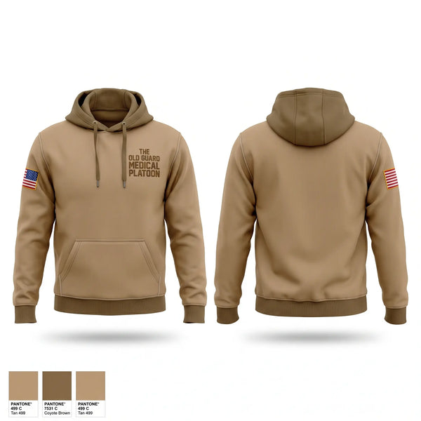 Hoodie, The old guard medical platoon, Army, Teamtime, Team time, sublimation, custom sports apparel, team uniforms, spirit wear, spiritwear, sports uniforms, custom shirts, team store, custom team store, fundraiser sports, apparel fundraiser