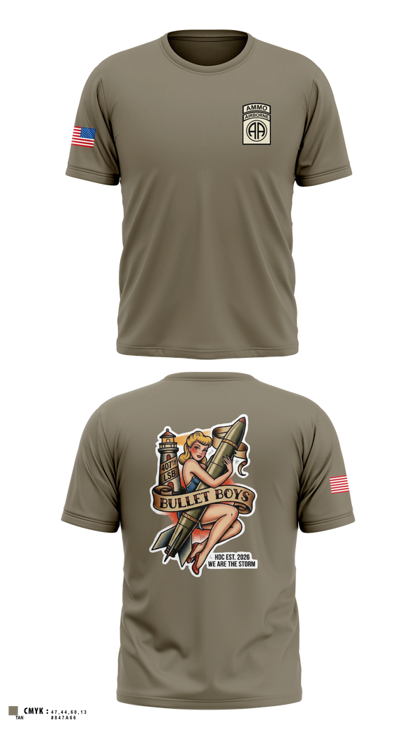 Short Sleeve Performance Shirt, Ammo, Distro, 407th LSB, Army, Teamtime, Team time, sublimation, custom sports apparel, team uniforms, spirit wear, spiritwear, sports uniforms, custom shirts, team store, custom team store, fundraiser sports, apparel fundraiser