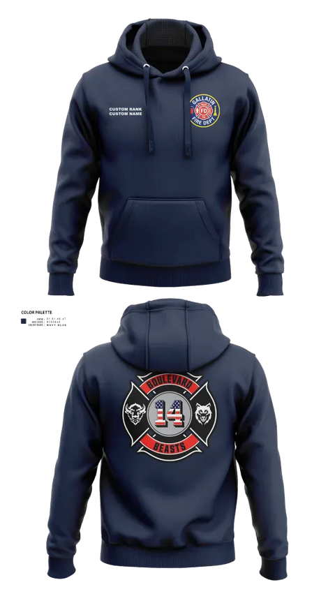 Hoodie, Gallatin Fire Department Station 4, Fire Department, Teamtime, Team time, sublimation, custom sports apparel, team uniforms, spirit wear, spiritwear, sports uniforms, custom shirts, team store, custom team store, fundraiser sports, apparel fundraiser