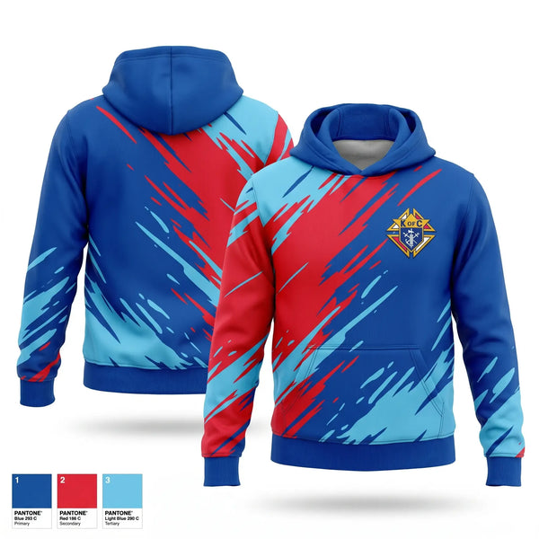 Hoodie, Knights of Columbus, , Teamtime, Team time, sublimation, custom sports apparel, team uniforms, spirit wear, spiritwear, sports uniforms, custom shirts, team store, custom team store, fundraiser sports, apparel fundraiser