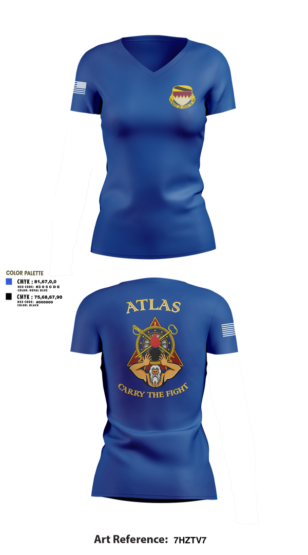 Womens Short Sleeve Vneck Shirt, A Co, 115th BSB, 1CD, Army, Teamtime, Team time, sublimation, custom sports apparel, team uniforms, spirit wear, spiritwear, sports uniforms, custom shirts, team store, custom team store, fundraiser sports, apparel fundraiser