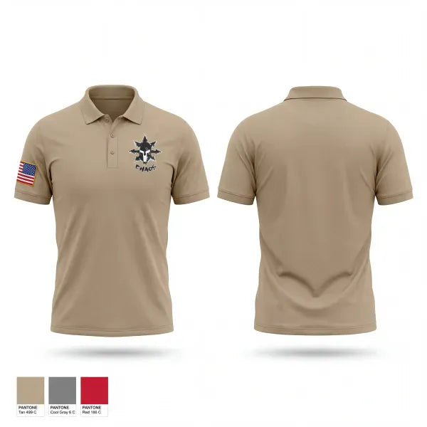 Short Sleeve Performance Polo, C Co. 2-153rd Infantry, National Guard, Teamtime, Team time, sublimation, custom sports apparel, team uniforms, spirit wear, spiritwear, sports uniforms, custom shirts, team store, custom team store, fundraiser sports, apparel fundraiser