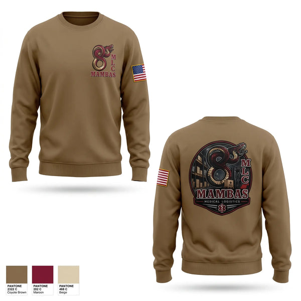 Crew Neck Sweatshirt, 8th MLC, Army, Teamtime, Team time, sublimation, custom sports apparel, team uniforms, spirit wear, spiritwear, sports uniforms, custom shirts, team store, custom team store, fundraiser sports, apparel fundraiser