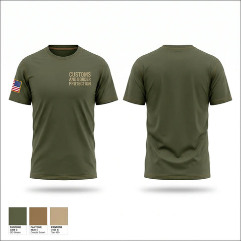 Old School Cotton Feel Shirt, Customs and Border Protection, Police, Teamtime, Team time, sublimation, custom sports apparel, team uniforms, spirit wear, spiritwear, sports uniforms, custom shirts, team store, custom team store, fundraiser sports, apparel fundraiser