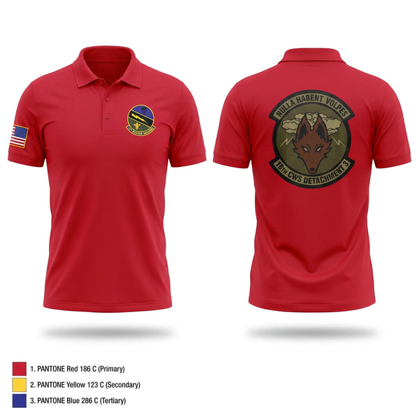 Short Sleeve Performance Polo, Det 3, 18 CWS, Army, Teamtime, Team time, sublimation, custom sports apparel, team uniforms, spirit wear, spiritwear, sports uniforms, custom shirts, team store, custom team store, fundraiser sports, apparel fundraiser