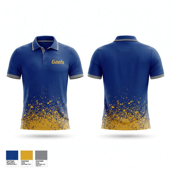 Short Sleeve Performance Polo, Gaels, Men's Soccer, Teamtime, Team time, sublimation, custom sports apparel, team uniforms, spirit wear, spiritwear, sports uniforms, custom shirts, team store, custom team store, fundraiser sports, apparel fundraiser