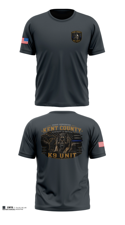 Old School Cotton Feel Shirt, KCSO K9, Police, Teamtime, Team time, sublimation, custom sports apparel, team uniforms, spirit wear, spiritwear, sports uniforms, custom shirts, team store, custom team store, fundraiser sports, apparel fundraiser