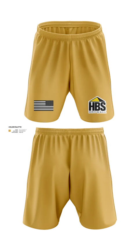 Athletic Shorts With Pockets, HBS Drywall, LLC, , Teamtime, Team time, sublimation, custom sports apparel, team uniforms, spirit wear, spiritwear, sports uniforms, custom shirts, team store, custom team store, fundraiser sports, apparel fundraiser