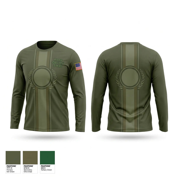 Long Sleeve Performance Shirt, Reno County Swat, Police, Teamtime, Team time, sublimation, custom sports apparel, team uniforms, spirit wear, spiritwear, sports uniforms, custom shirts, team store, custom team store, fundraiser sports, apparel fundraiser