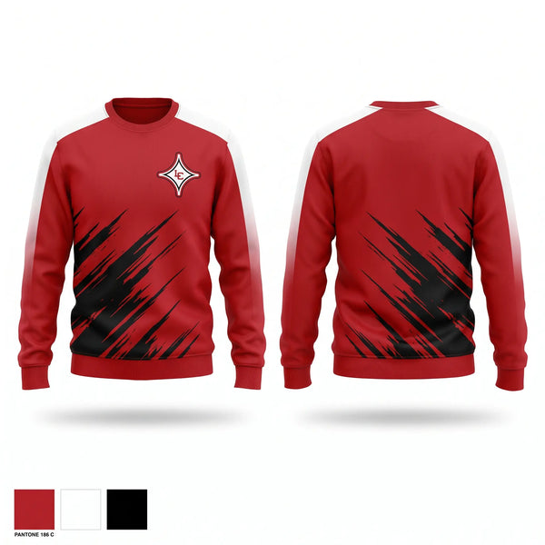 Crew Neck Sweatshirt, Red Devils, Women's Basketball, Teamtime, Team time, sublimation, custom sports apparel, team uniforms, spirit wear, spiritwear, sports uniforms, custom shirts, team store, custom team store, fundraiser sports, apparel fundraiser