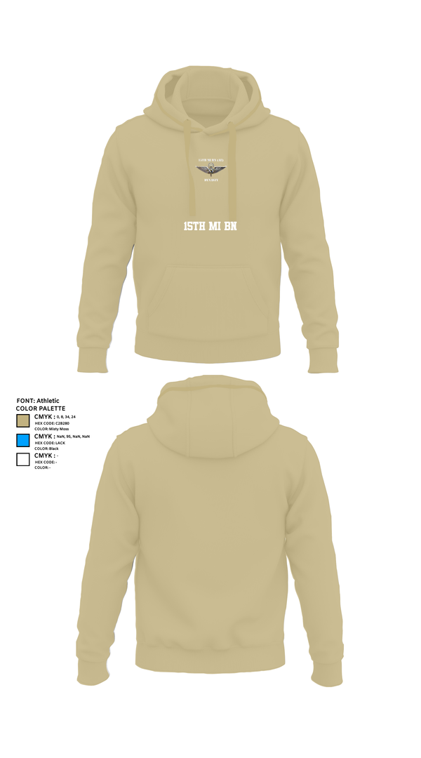Hoodie, 15th MI BN, , Teamtime, Team time, sublimation, custom sports apparel, team uniforms, spirit wear, spiritwear, sports uniforms, custom shirts, team store, custom team store, fundraiser sports, apparel fundraiser