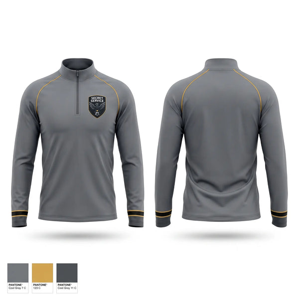 Quarter Zip Jacket, Secret Service, Men's Soccer, Teamtime, Team time, sublimation, custom sports apparel, team uniforms, spirit wear, spiritwear, sports uniforms, custom shirts, team store, custom team store, fundraiser sports, apparel fundraiser