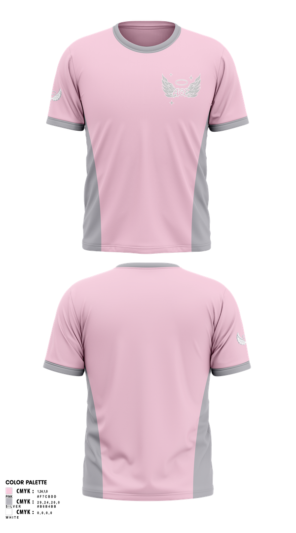 Short Sleeve Performance Shirt, ACE Angel CHEER Elite, Cheer, Teamtime, Team time, sublimation, custom sports apparel, team uniforms, spirit wear, spiritwear, sports uniforms, custom shirts, team store, custom team store, fundraiser sports, apparel fundraiser