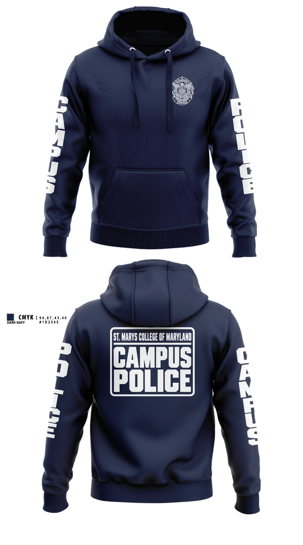 St. Marys College of Maryland Campus Police Hoodie - 12