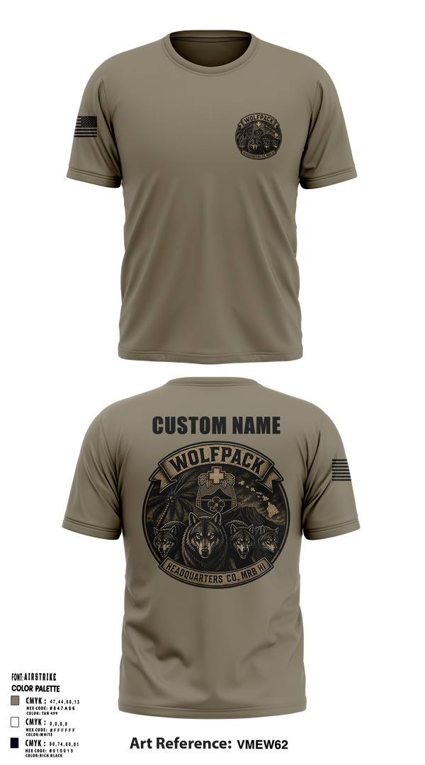 Short Sleeve Performance Shirt, Headquarters Company, MRB HI, Army, Teamtime, Team time, sublimation, custom sports apparel, team uniforms, spirit wear, spiritwear, sports uniforms, custom shirts, team store, custom team store, fundraiser sports, apparel fundraiser