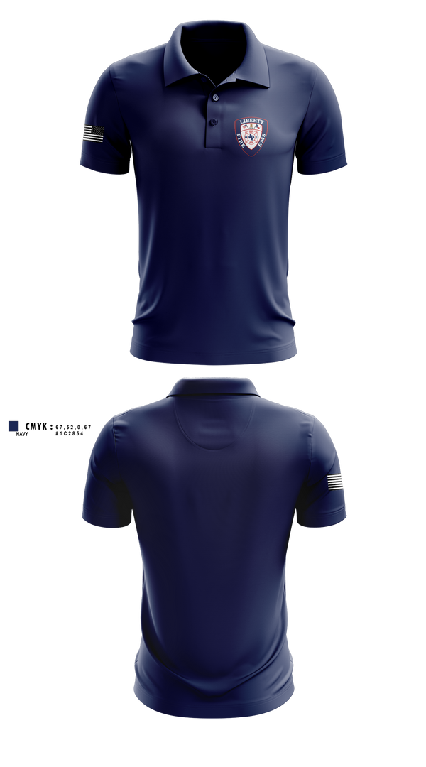 Short Sleeve Performance Polo, LFD, Fire Department, Teamtime, Team time, sublimation, custom sports apparel, team uniforms, spirit wear, spiritwear, sports uniforms, custom shirts, team store, custom team store, fundraiser sports, apparel fundraiser