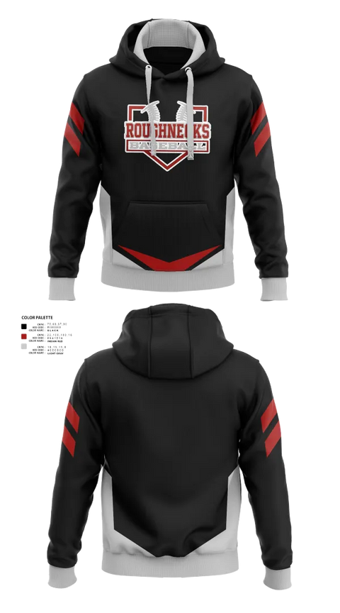 Hoodie, Oklahoma Roughnecks, Baseball, Teamtime, Team time, sublimation, custom sports apparel, team uniforms, spirit wear, spiritwear, sports uniforms, custom shirts, team store, custom team store, fundraiser sports, apparel fundraiser