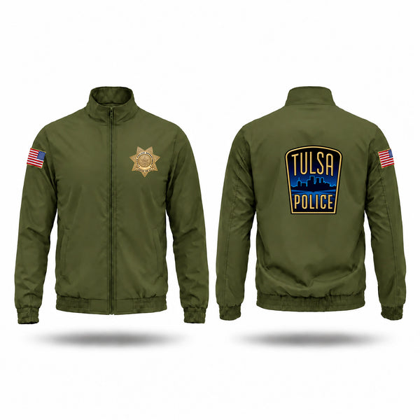 Windbreaker, Tulsa Police Department, Police, Teamtime, Team time, sublimation, custom sports apparel, team uniforms, spirit wear, spiritwear, sports uniforms, custom shirts, team store, custom team store, fundraiser sports, apparel fundraiser