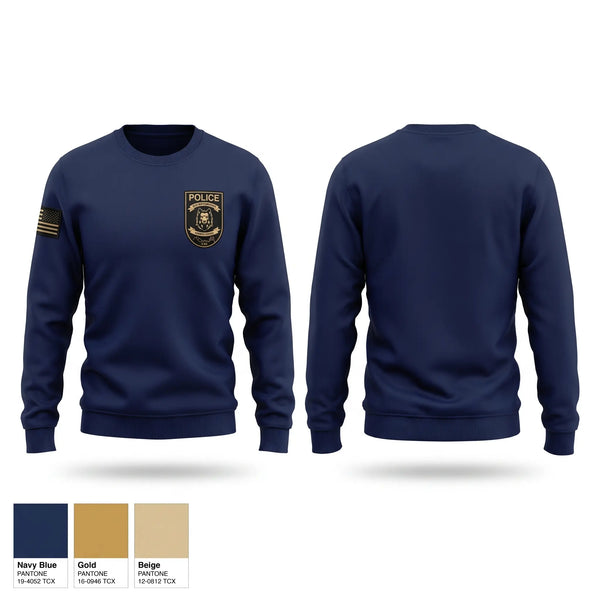 Crew Neck Sweatshirt, Lincolnton Police Department, Police, Teamtime, Team time, sublimation, custom sports apparel, team uniforms, spirit wear, spiritwear, sports uniforms, custom shirts, team store, custom team store, fundraiser sports, apparel fundraiser
