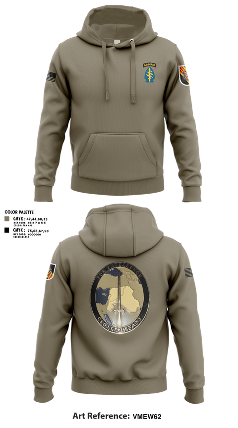 Hoodie, 5th Special Forces Group, , Teamtime, Team time, sublimation, custom sports apparel, team uniforms, spirit wear, spiritwear, sports uniforms, custom shirts, team store, custom team store, fundraiser sports, apparel fundraiser