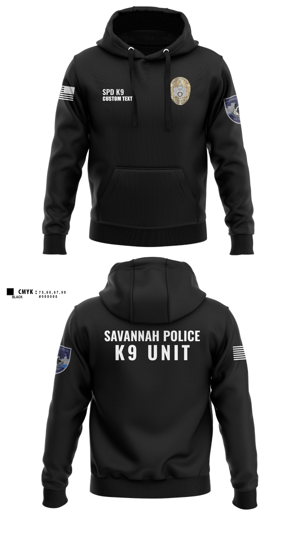 Hoodie, SPD K9, Police, Teamtime, Team time, sublimation, custom sports apparel, team uniforms, spirit wear, spiritwear, sports uniforms, custom shirts, team store, custom team store, fundraiser sports, apparel fundraiser