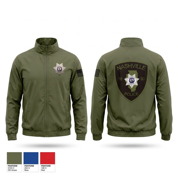Windbreaker, Nashville Police Department, IL, Police, Teamtime, Team time, sublimation, custom sports apparel, team uniforms, spirit wear, spiritwear, sports uniforms, custom shirts, team store, custom team store, fundraiser sports, apparel fundraiser